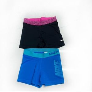 2 pairs of Nike Women’s Compression Shorts